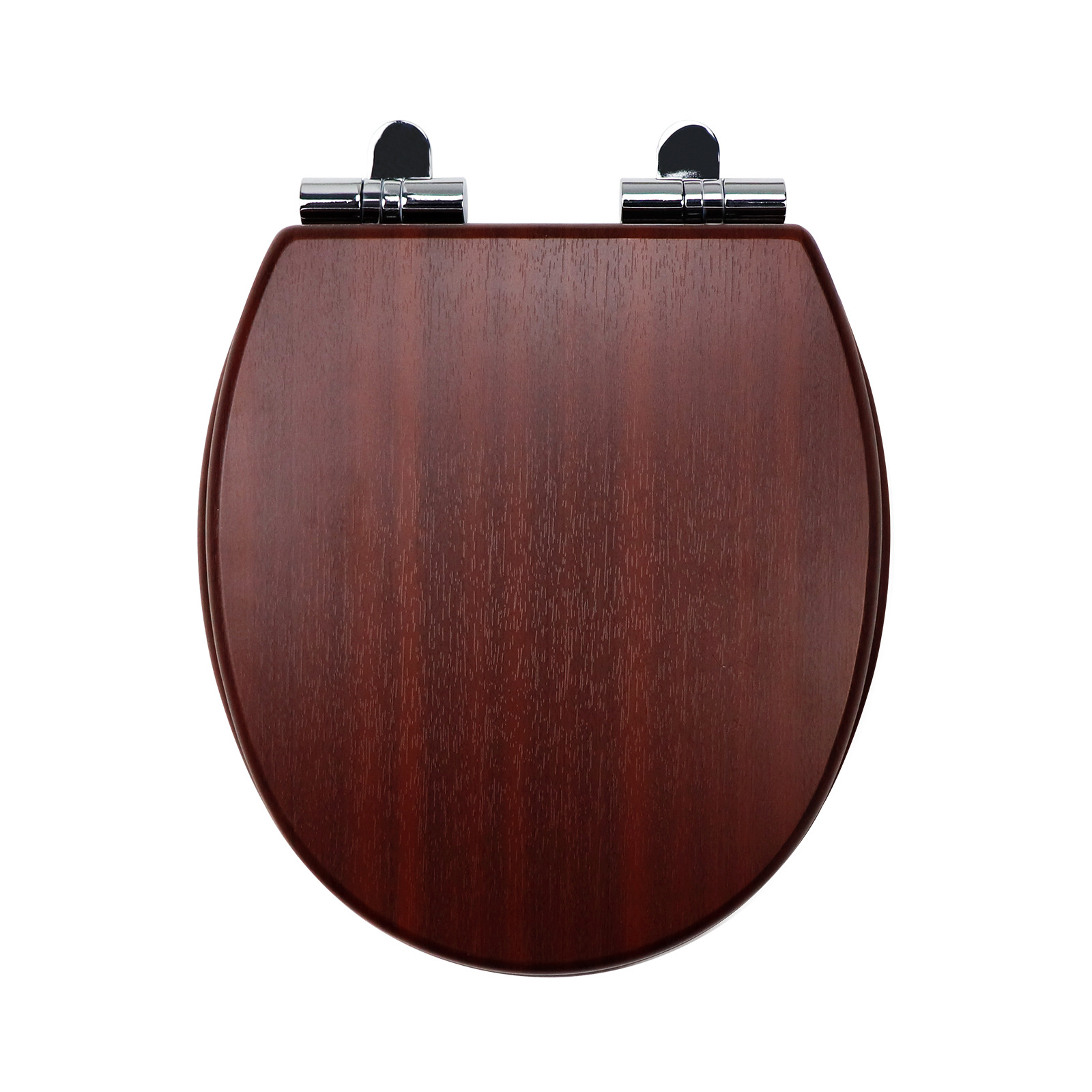 Fábrica directa de 17 pulgadas placa de densidad de madera MDF cubierta de inodoro cinta de PVC vinos de madera roja caída lenta image 4