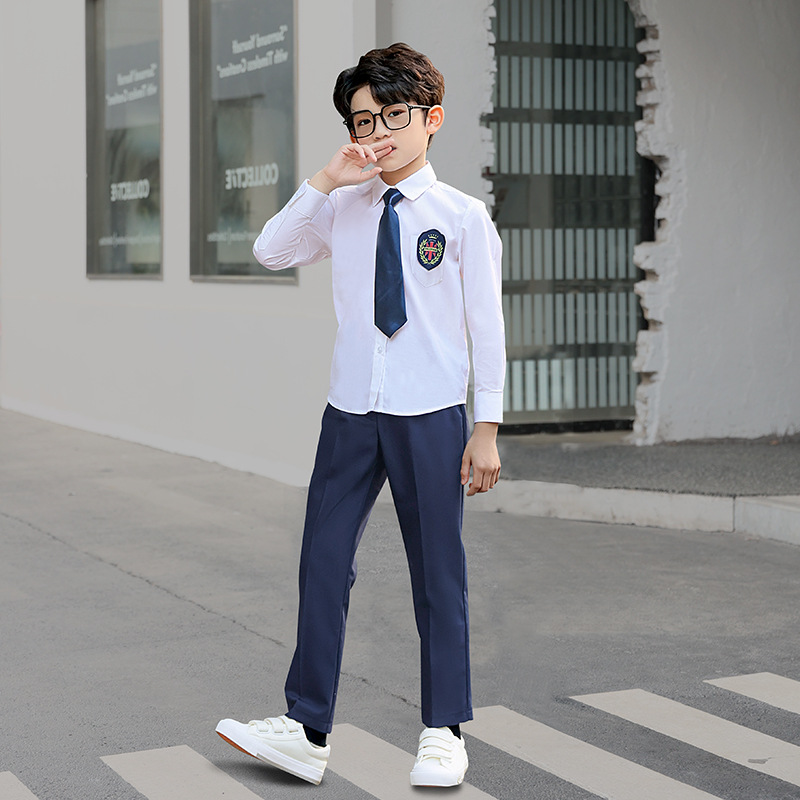 Nuevo uniforme escolar de jardín de infantes para niños foto de graduación 61 uniforme de rendimiento de coro uniforme de clase de estudiante de escuela primaria traje de falda de Liga