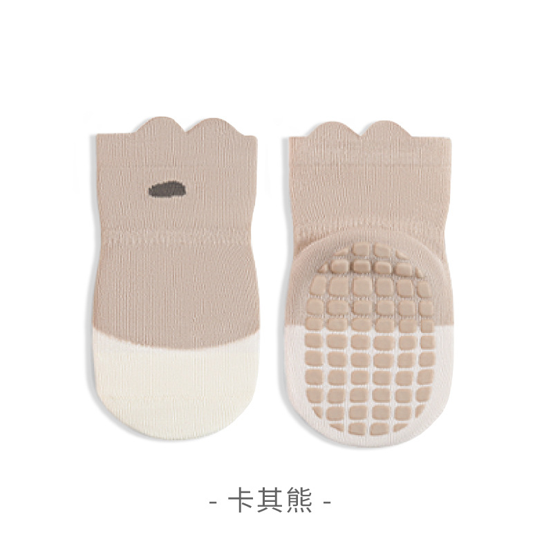 Calcetines para bebés primavera nuevos productos antideslizantes, calcetines de suelo para bebés, calcetines de algodón sin hueso para niños