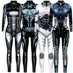 国境を越えた新型ハロウィーン3dプリント鎧ロボットcos演じる者服ガードル卸売り
