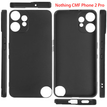 黑色磨砂适用Nothing CMF Phone 2 Pro素材TPU软壳防摔包边保护套