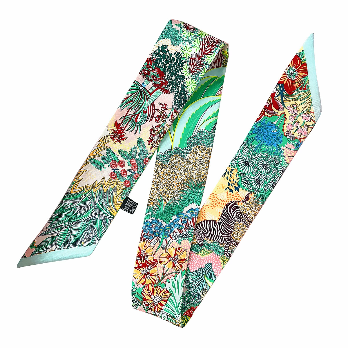 Весна корейское издание Plant Jungle Madam Ms. Antrocyric Silk Tibetan Ribbon Tibetan Ribbon Hair River Scarf Шарф