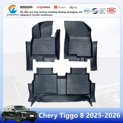 Export Quality 3.5mm Chery Tiggo 8 Cross-Border Wholesale Custom Tpe Car Floor Mats
