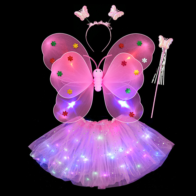 Новый светящийся двойной набор с четырьмя вещами