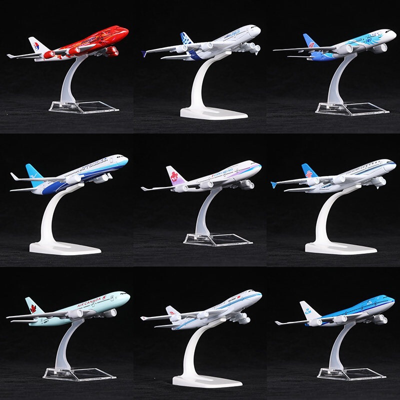 Airbus A380 Alloy Aircraft Model Xiamen Airlines China Southern Airlines Air China Boeing 747 Metal Simulation Passenger Aircraft A330A320