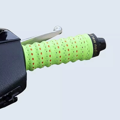Cover, Colorful Summer Anti-Slip | Motorcycle Handle Cover - motorcycle-handlebar-cover-green-orange