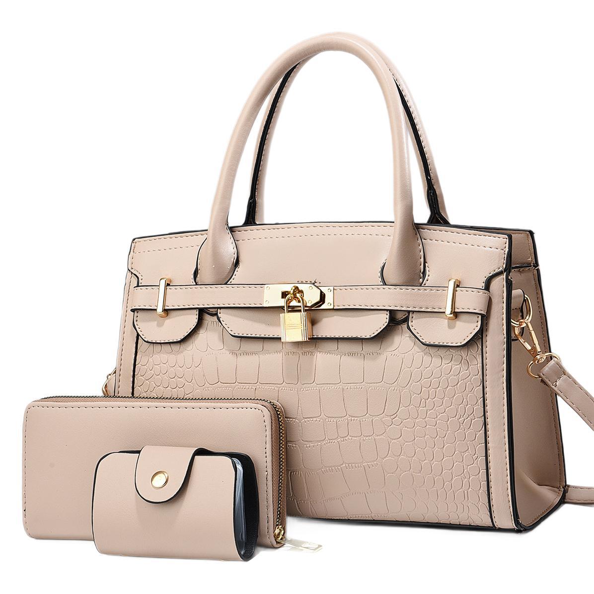 Taizhou bolso de mujer nuevo bolso de madre e hijo bolso de mujer con patrón de cocodrilo bolso diagonal de un solo hombro de alto valor transfronterizo bags