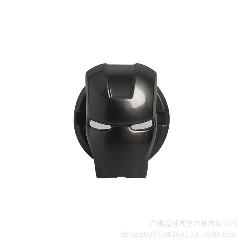 Modificación del Interior del coche de hierro hombre de un solo clic Botón de Inicio cubierta protectora pegatinas dispositivo de encendido interruptor de metal pegatinas decorativas