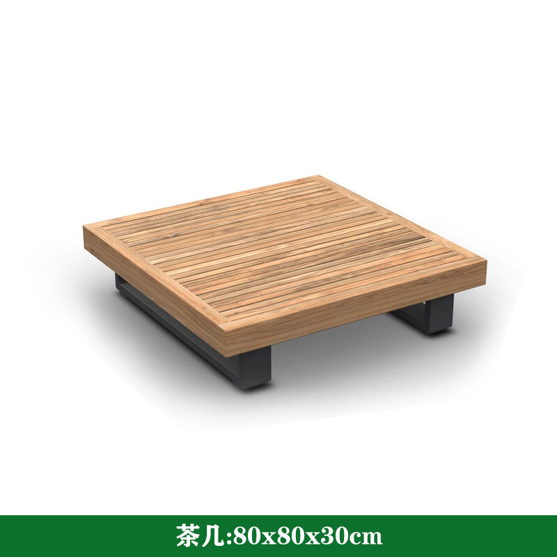 Mesa de café cuadrada (teca)