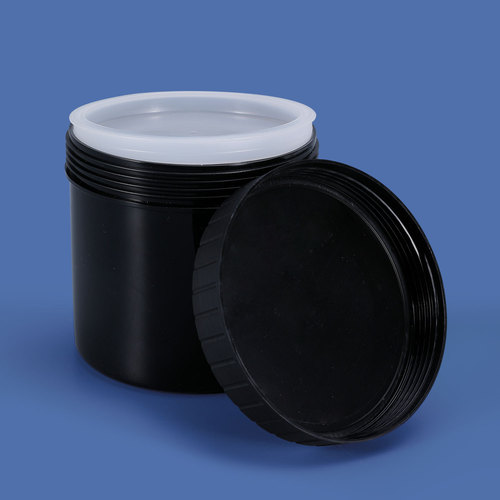 Coil can seal inner lid food-grade 500ML paint wide-mouth can white black powder sample packaging can