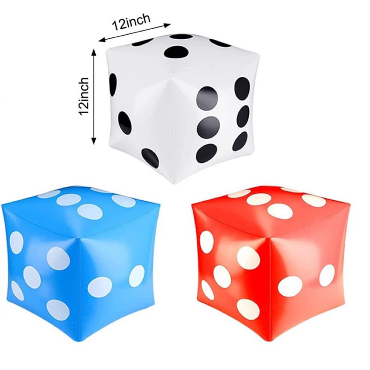 Cross-Border Pvc Toy Sieve Bar Annual Meeting Event Game Props Kidsren's Fun Toys Inflatable Dice Props