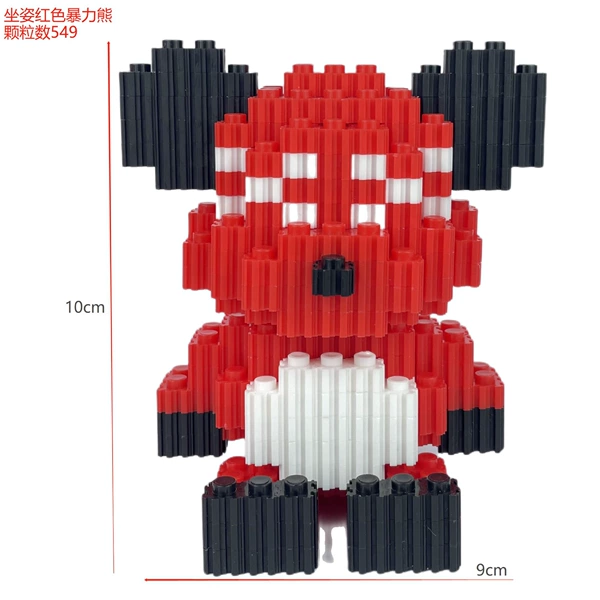 6131 ** Sitting red violent bear,