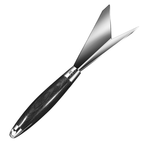 304 stainless steel kitchen household fruit triangle push knife apple carving knife flower cutting knife fruit platter artifact