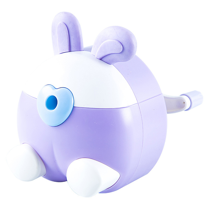 Happy 7826PP lindo mascota lindo sacapuntas Sacapuntas de lápiz de manivela de los niños sacapuntas automático de la pluma papelería del estudiante
