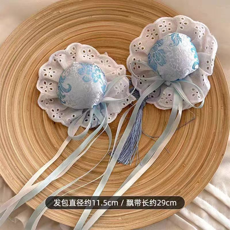 中国风中华娘旗袍发包春丽丸子头边夹头饰发夹配饰新中式发饰发卡|undefined
