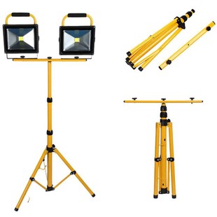 Factory Direct Sale Led Outdoor Light 1.8m Iron Bracket Telescopic Mobile Emergency Maintenance Construction Site Tripod Bracket