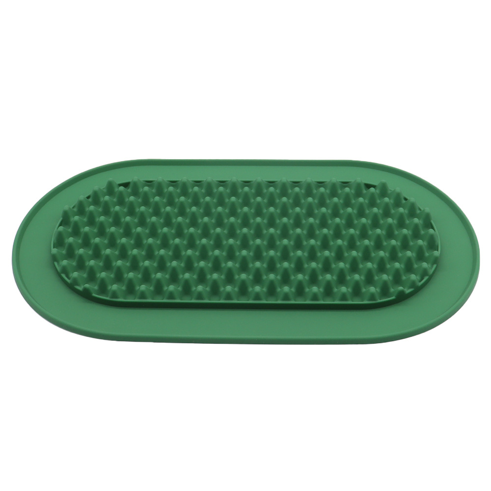 Placa de comida lenta de silicona para mascotas, almohadilla para lamer, anti-asfixia, anti-volcado, almohadilla para lamer para perros, tazón de comida lenta para perros, dispositivo de comida lenta para mascotas al por mayor