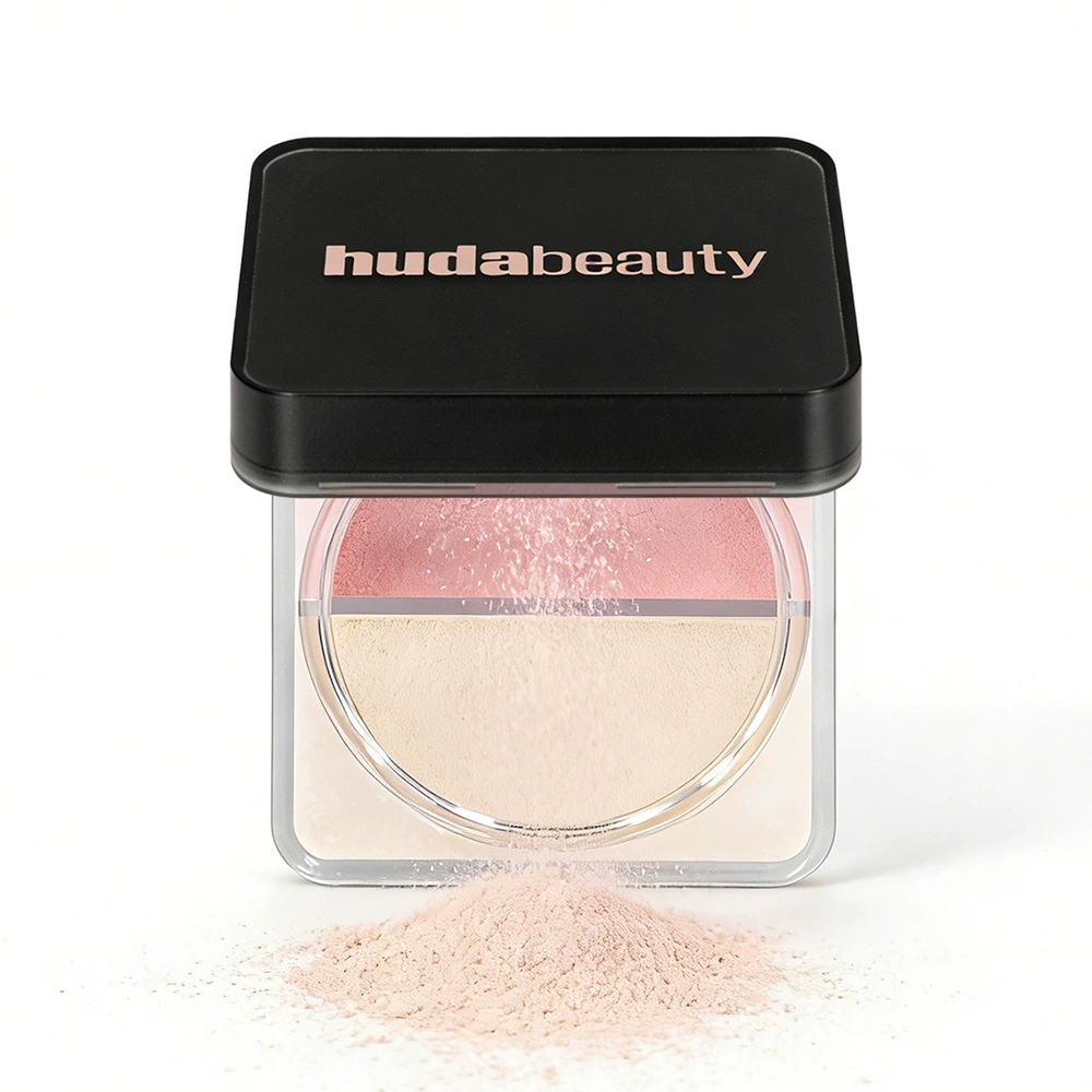 Рассыпчатая пудра HUDA BEAUTY Easy Bake Duo — закрепляющая и финишная, 95 г, дуо оттенки