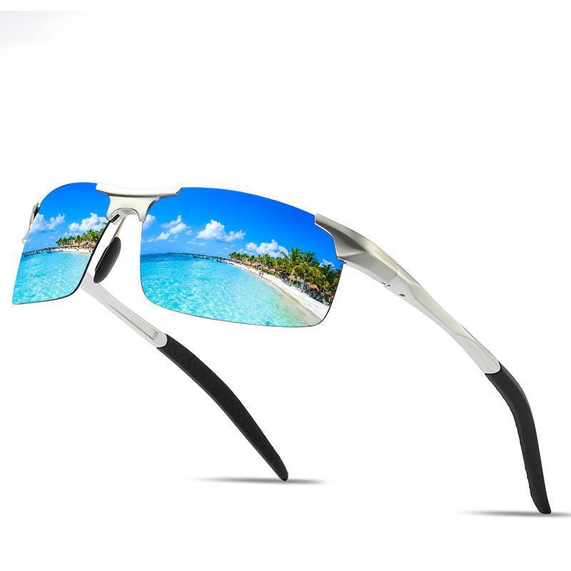 Aluminum Magnesium Polarized Sunglasses 8177 Dust-proof Glasses Sports Glasses Riding Glasses Driving Glasses Outdoor Fishing Aluminum Magnesium Polarized Sunglasses 8177 Dust-proof Glasses Sports Glasses Riding Glasses Driving Glasses Outdoor Fishing