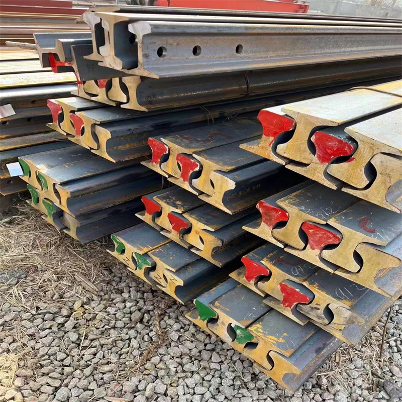 钢轨22kg轻轨24kg轨道钢30KG重轨P38-60KG起重钢轨QU100轨道 钢轨