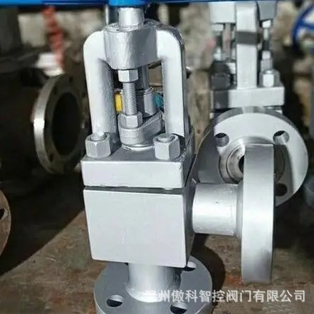 高压角式截止阀 J44W-160 DN50 不锈钢角式截止阀 法兰角式截止阀