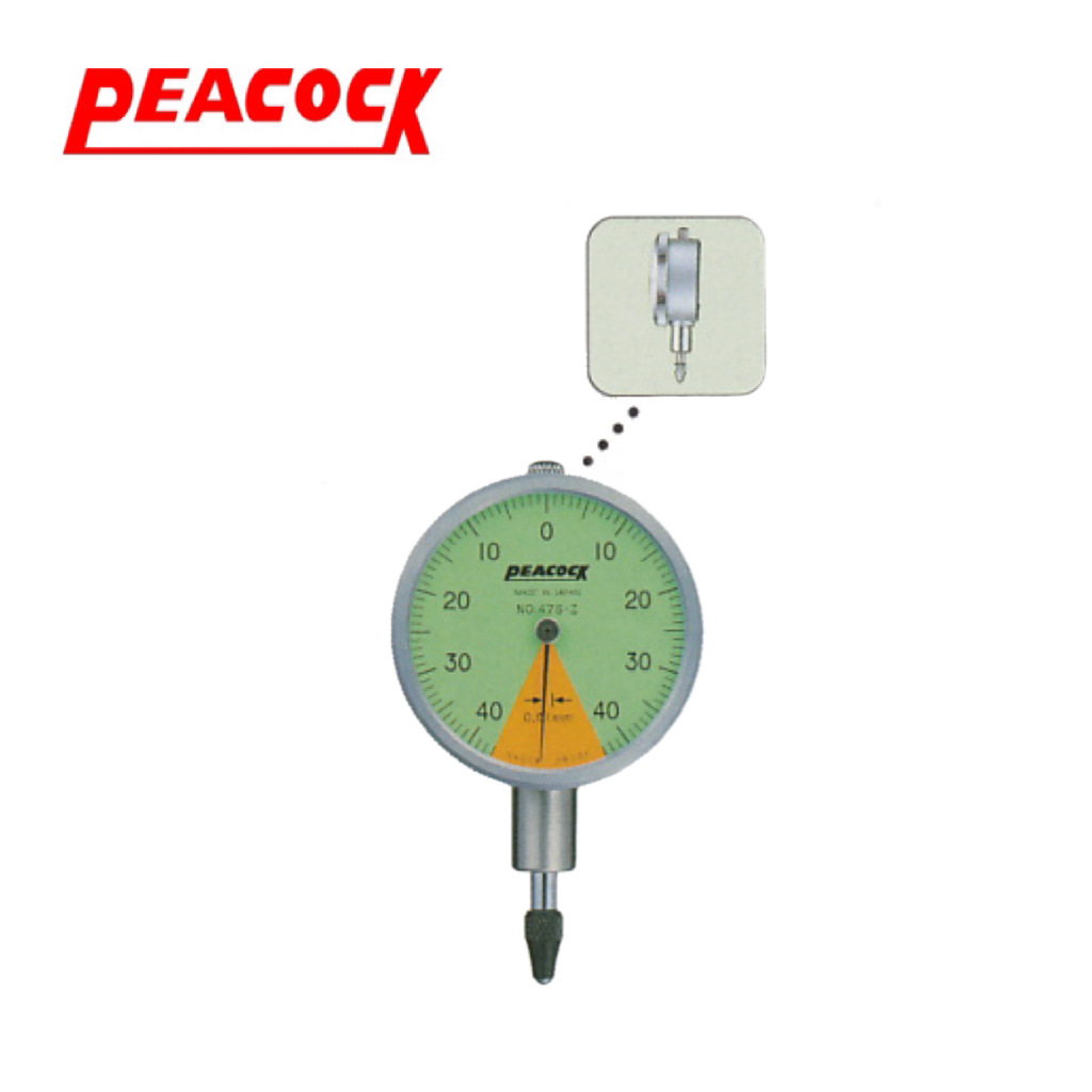 PEACOCK孔雀比测式单转型针盘式指示表47SZ