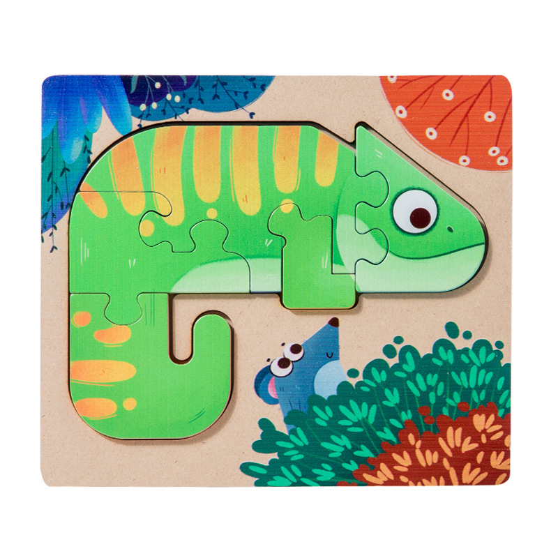Educación temprana para niños, cognición animal, escena de doble cara, rompecabezas tridimensional, panel de emparejamiento, juego digital de doble cara, juguetes de madera