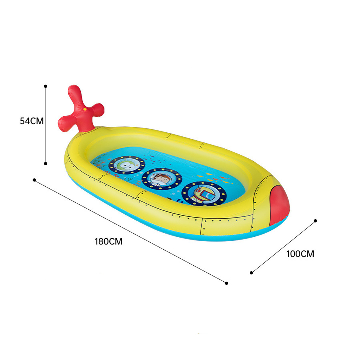 잠수함 분수 색상 박스