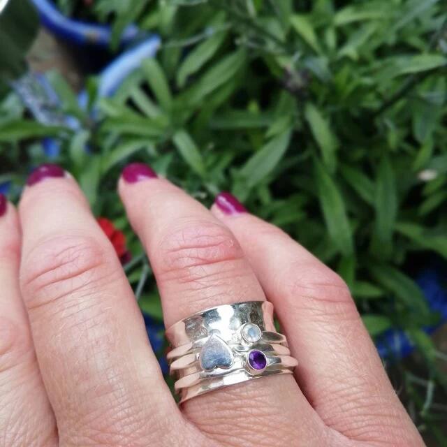 Alloy Material Geometric Pattern Unisex Gender Plating Design Casual Simple Style Streetwear Geometric Alloy Plating Artificial Gemstones Unisex Rings