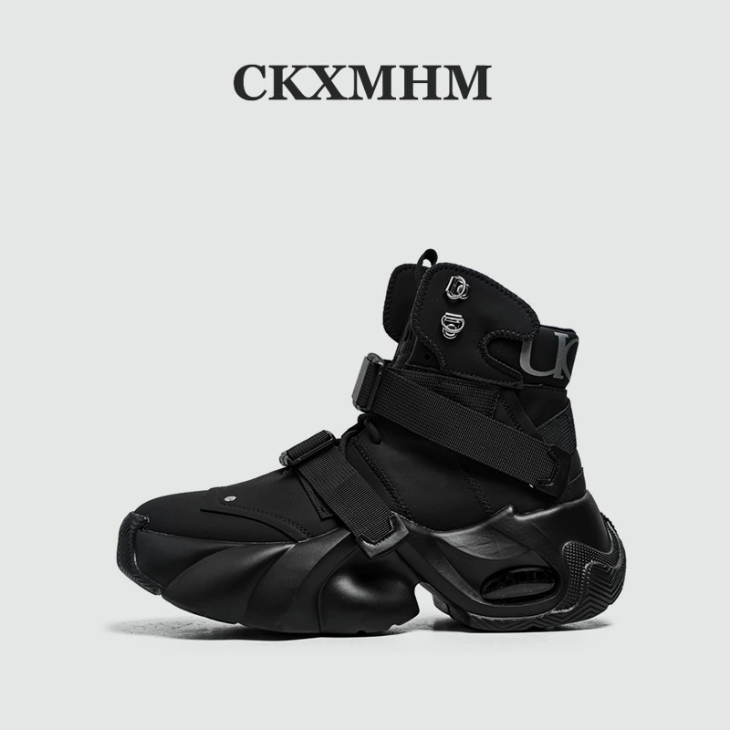 CKXMHM осенне-зимняя новая мужская обувь для папы модная нескользящая нишевые туфли высокого уровня