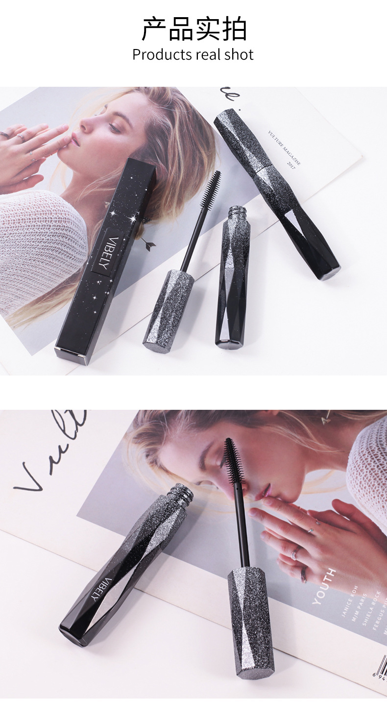 VIBELY Starry Sky Shining Waterproof and Sweat-proof 4D Mascara Curls, Thickens and does not smudge Eyelash Base Cream wholesale undefined