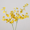 Single -branch film dancing orchid simulation Phalaenopsis fake flower TV cabinet decoration home room living room dining table decoration