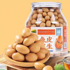 鱼皮花生500g*2罐装山姆正宗日本豆炒货80后怀旧小吃零食
