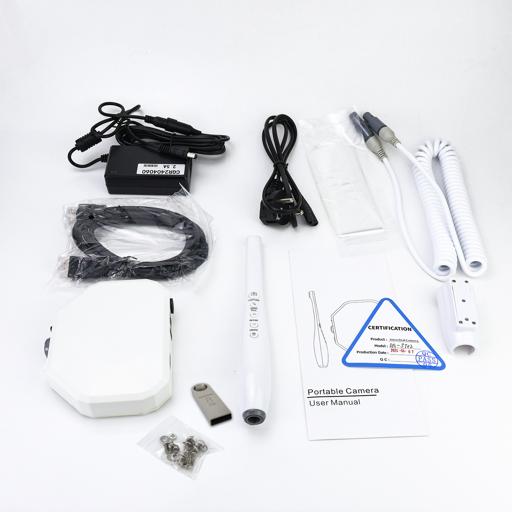 Split oral endoscope