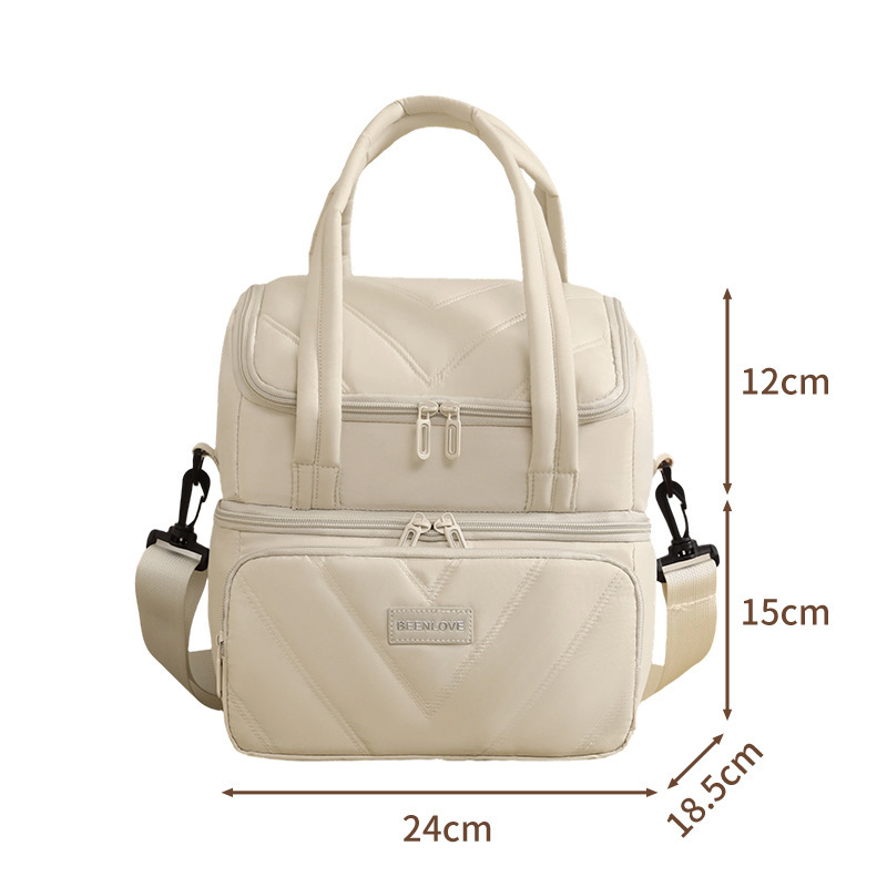 Doble capa transfronteriza picnic camping bolsa de aislamiento de gran capacidad de oficina bolsa de almuerzo bolsa de almuerzo bolsa de almuerzo