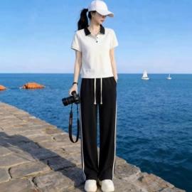 时尚休闲套装;连衣裙;女式针织衫