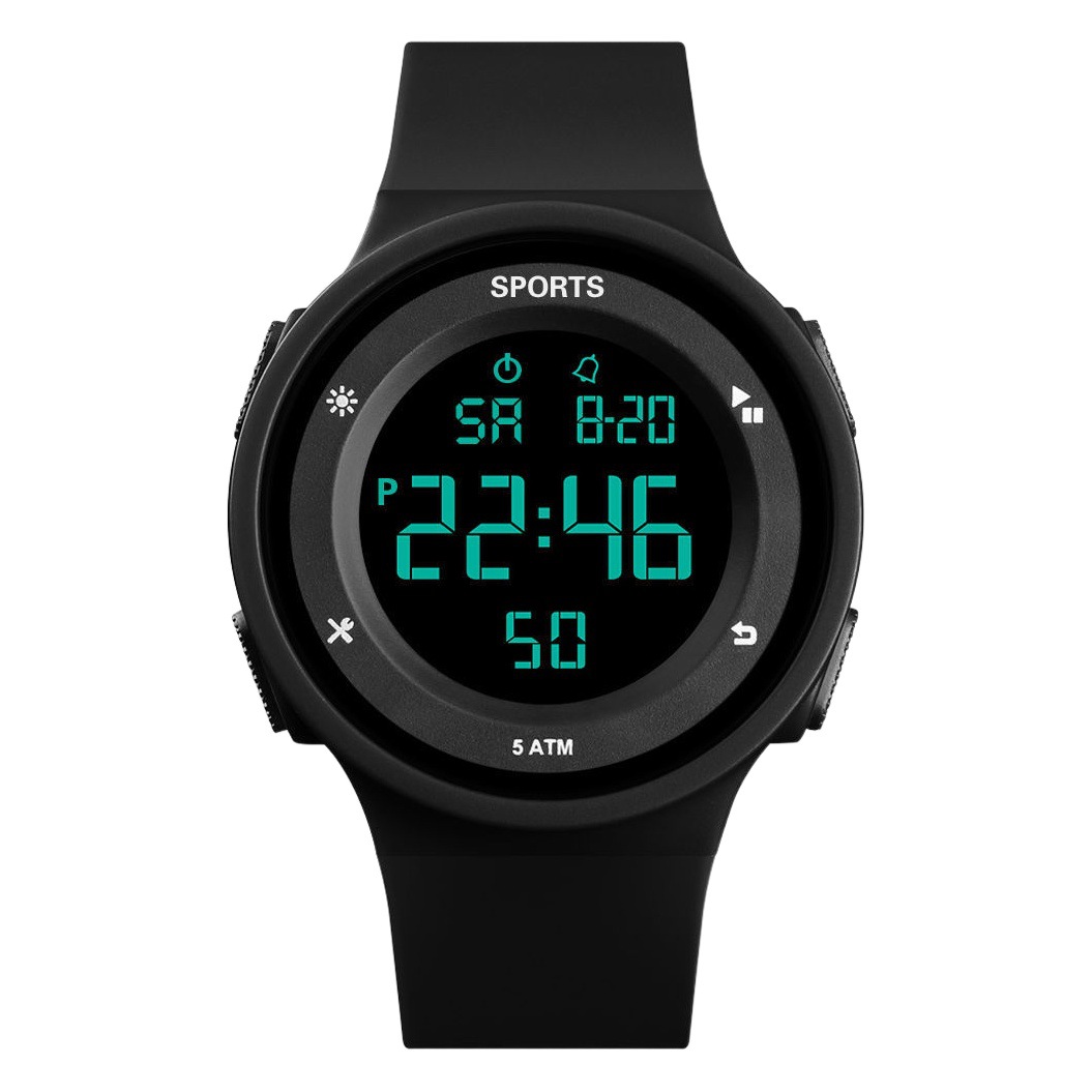 Impermeable luminoso reloj electrónico de los hombres de moda simple femenino Junior High School estudiantes adolescentes niños multi-funcional reloj deportivo