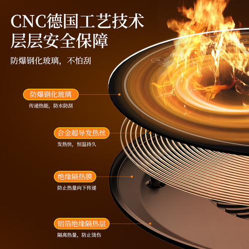 Household Warm Dishes Plate Multifunctional Hot Food Keeping Plate Smart Meal Heating Plate Dining Table Round Turntable Heating Mat