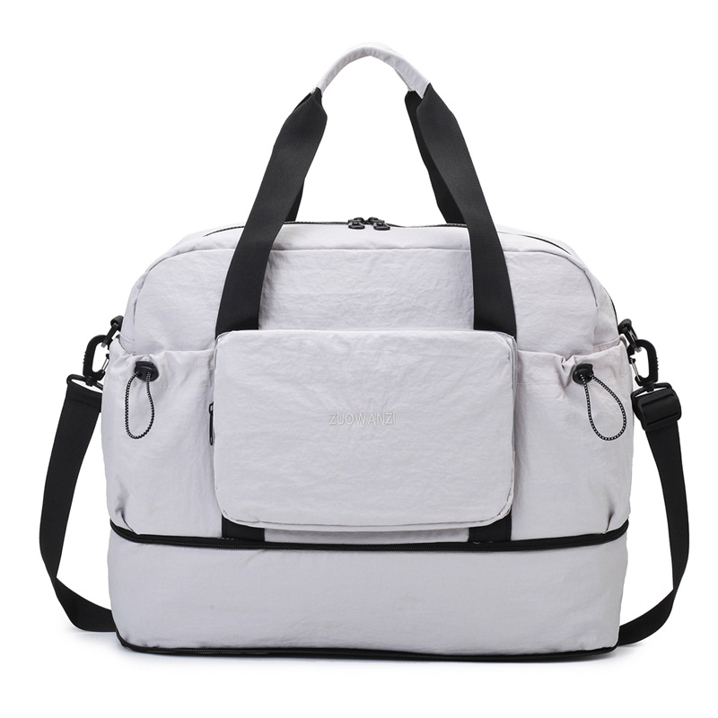 Travel Bag 2025 New Model Lightweight Portable Large Capacity Foldable Luggage Storage Bag with Dry and Wet Separation Gym Bag Trendy