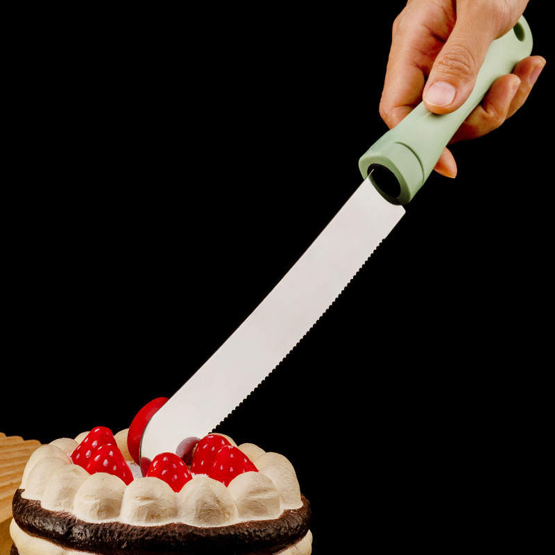 ステンレス鋼ケーキスパチュラピザスパチュラプラスチックハンドルクリームスクレーパーケーキカッターキッチンベーキングツールメーカー卸売|undefined