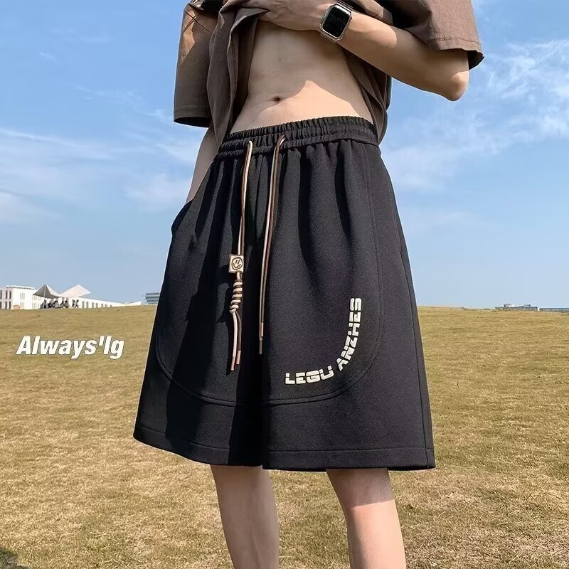 【Cross-Border Wholesale】American-Style Sports Casual Shorts for Men, Summer Thin Japanese-Style Loose Trendy Simple Five-Point Shorts 【Cross-Border Wholesale】American-Style Sports Casual Shorts for Men, Summer Thin Japanese-Style Loose Trendy Simple Five-Point Shorts