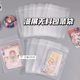 Ins-Style Transparent Frosted Exhibition Material-Free Packaging Bag Self-Sealing Card Packaging Material Blogger's Same Style