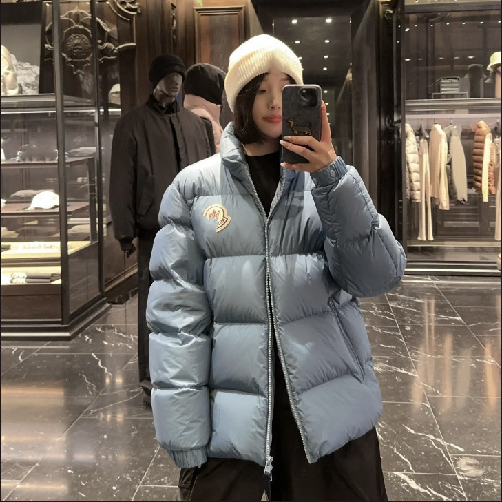 毒家现货原标M蒙家胸口大LOGO徽标90白鸭绒防寒羽绒服外套男女|undefined