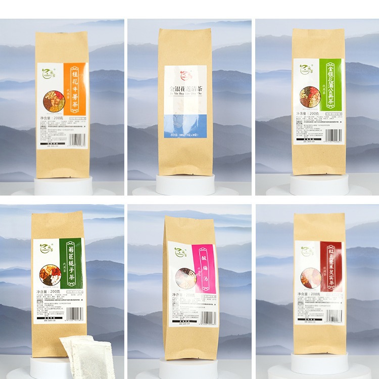 金银花菊花茶代用茶组合茶养生茶调味茶金丝皇菊代加工工厂直销