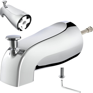 American-Style Concealed Wall-Mounted Faucet for Home and Hotel Use, Large Flow Lift Switch Waterfall, Easy Installation Bathtub Faucet