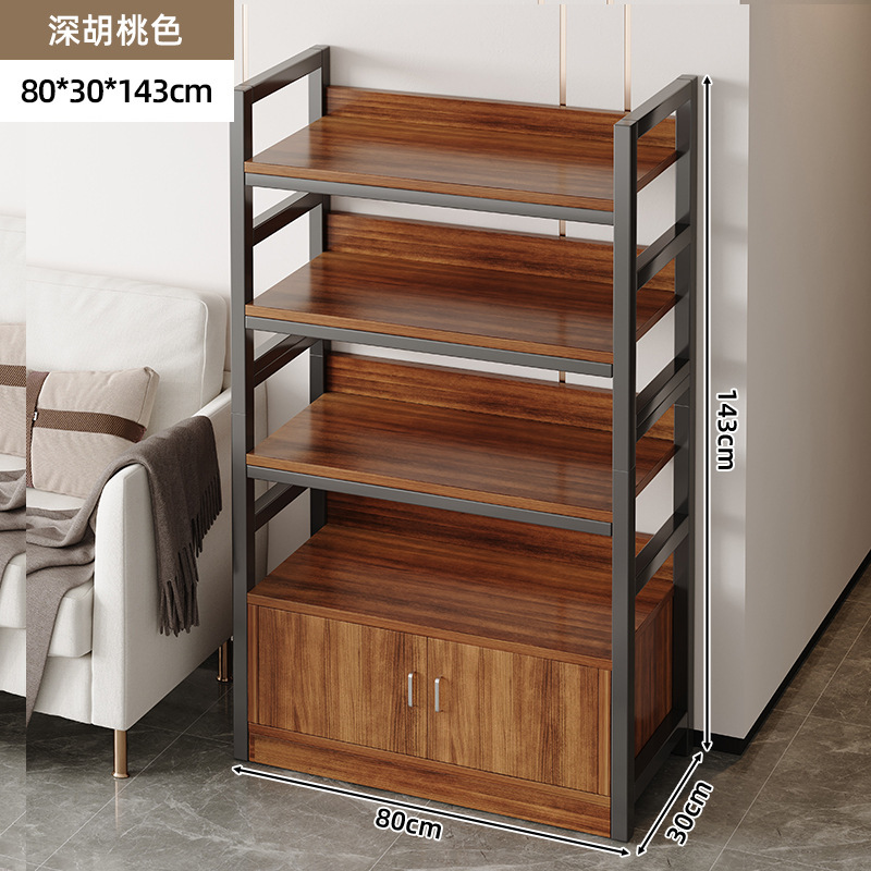 Armario Armario Armario de almacenamiento de sala de estar de piso a techo Estante de almacenamiento de gran capacidad Junto al sofá Estantería sugeridas de varios pisos Estantería corta