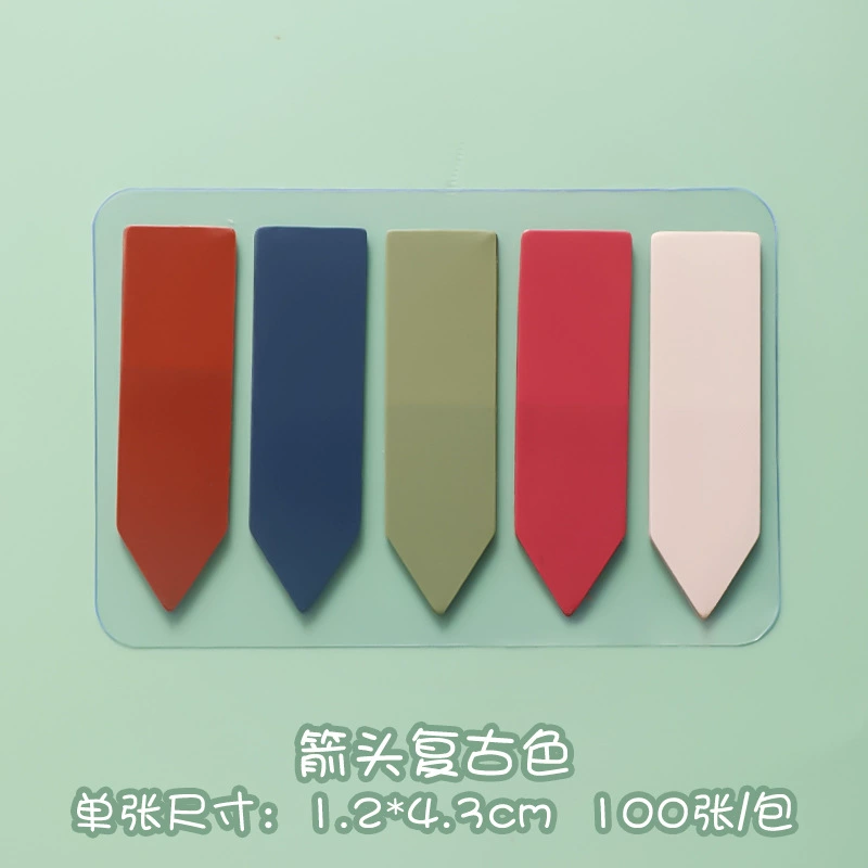 Index Tabs Pack — removable writeable stickers, Morandi/Retro/Macaron covers, flat/arrow/extract