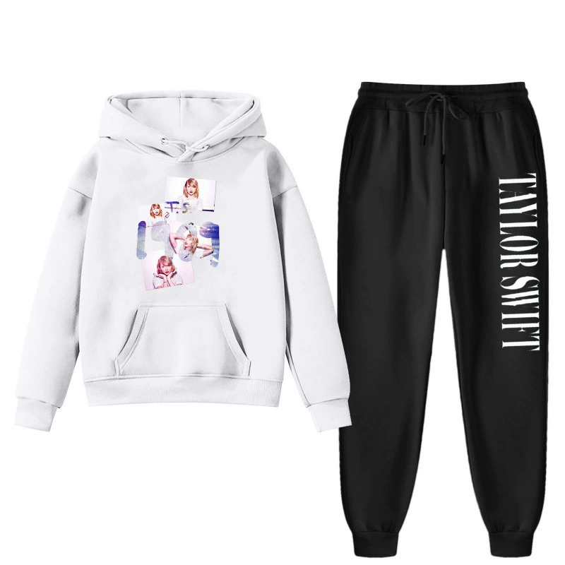 Платье с принтом турне Эры Свифт для детей, кроссбордер, горячее продаж, худи и комплект из двух предметов