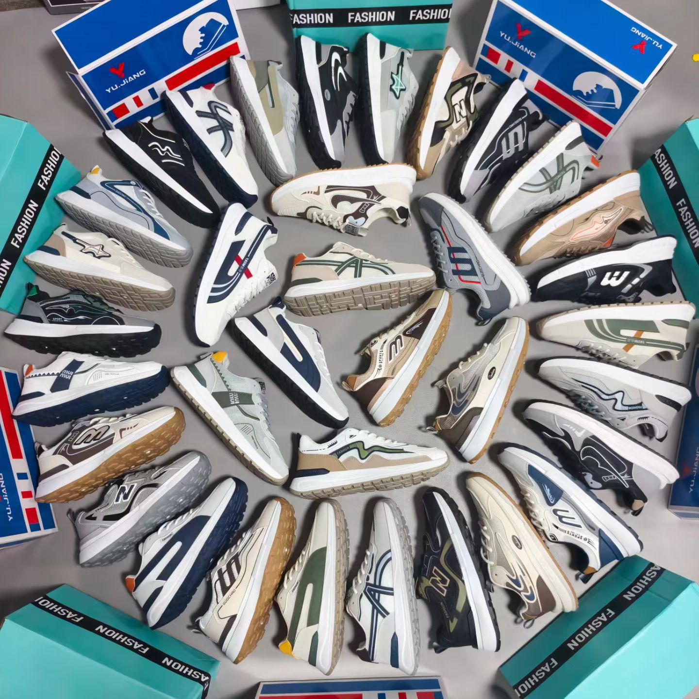 Wenzhou zapatos para hombres misceláneos mezclados zapatos casuales inventario zapatos deportivos zapatos de skate comercio exterior al por mayor