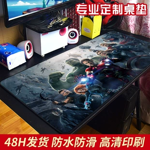 Waterproof big heroes, mouse, keyboard, Marvel, increased thickness